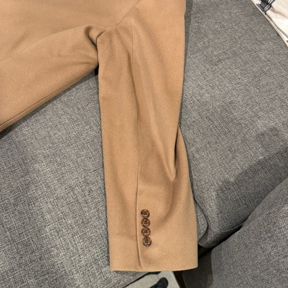 New Saks Fifth Avenue Cashmere Wool Blend Overcoat - Picture 8 of 14